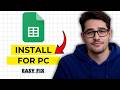 How to Install Google Sheets in Windows 11 2026 (Quick & Easy)