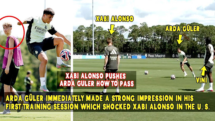 ARDA GÜLER SHOWS OFF HIS SKILLS AND SHOCKS XABI ALONSO WITH STUNNING PASSES IN FIRST USA TRAINING