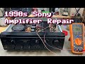 Sony taf550es 1990s hifi amplifier repair