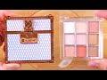 【ASMR】化粧品でクリアスライムの色付け #63【スライム動画】