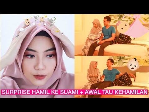 SURPRISE HAMIL KE SUAMI + CERITA AWAL TAU KEHAMILAN - Shafira Eden