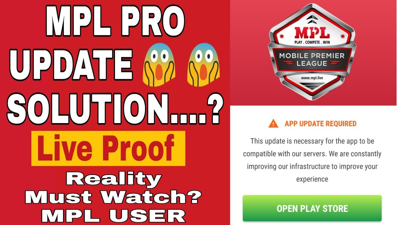 MPL pro Critical Update For OLD Versions SOLUTION ?? REALITY