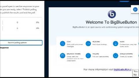 How to Create a poll in Big Blue Button (Pwani University)