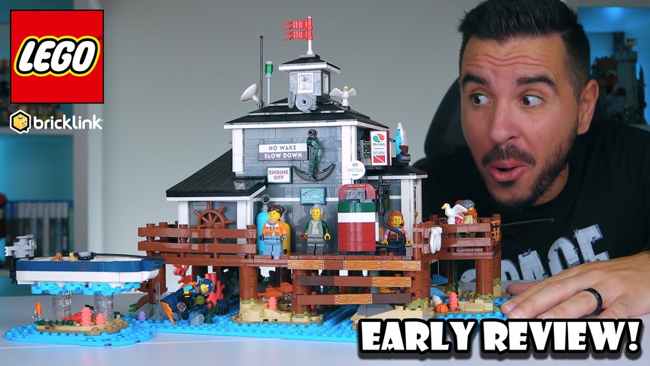 Bricklink Designer Program Series 3 || LEGO Harbormaster's Office Review