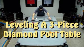 Leveling A 3-Piece Diamond Pool Table Featuring @tablefitters