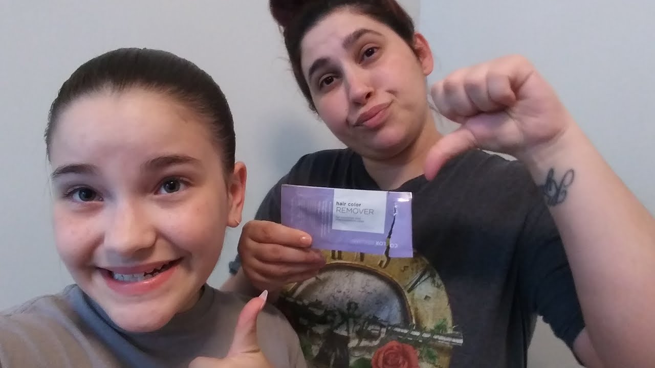 Trying ion hair color removal will it work? YouTube