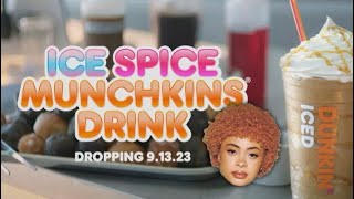 DUNKIN’S ICE SPICE MUNCHKIN DRINK! *1,500 CALORIES*