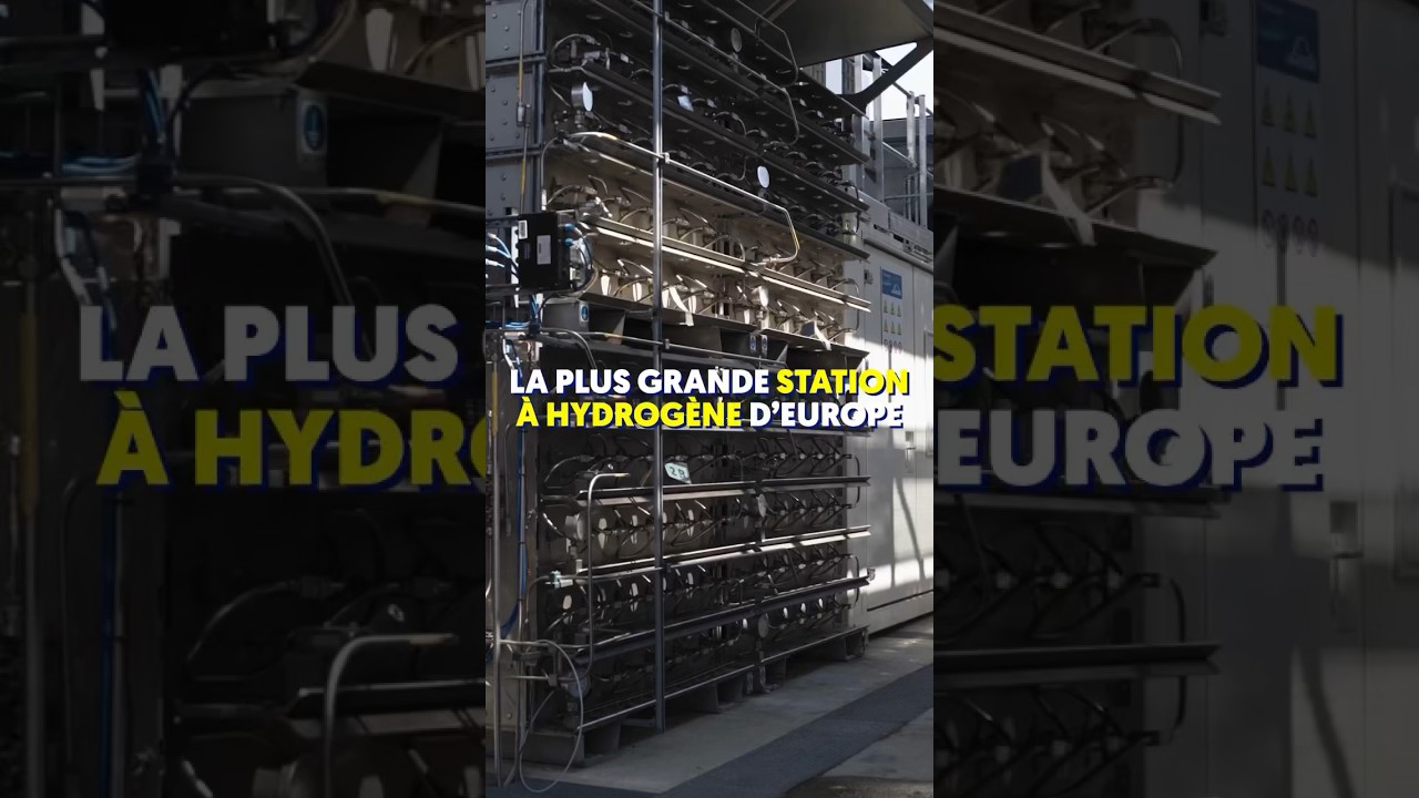 La plus grande station de recharge à l’hydrogène d’Europe. 