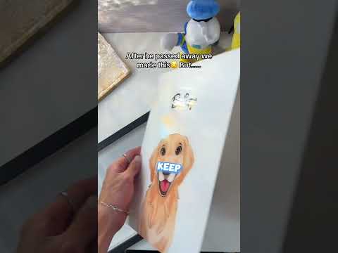 This dog cried
