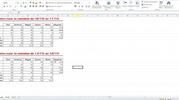 Tuto - Excel 2010 - Insérer Suppression Lignes Colonnes - Extrait