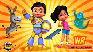 Vir The Robot Boy Game - Fun Running Adventure | ATOONIX screenshot 4