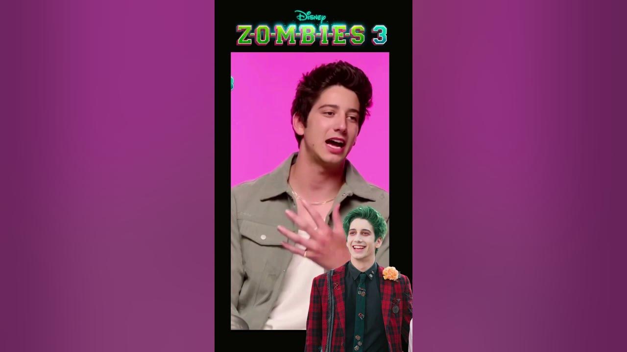Milo Manheim Shares Iconic Zed Look, Hints 'Zombies 3' Is Filming - Inside  the Magic