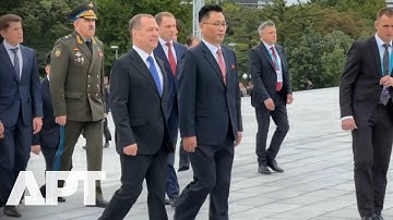 Russia’s Medvedev Lands in North Korea for DPRK’s 80th Party Anniversary | APT