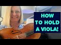 How To Hold A Viola