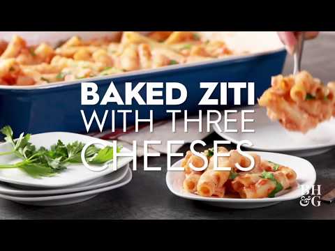 Baked Ziti with Three Cheeses