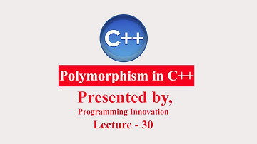 Polymorphism in C++ | Urdu | Lecture - 30