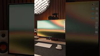 My YouTube Editing &amp; Filming Desk Setup (MacBook Pro + OLED Monitor)