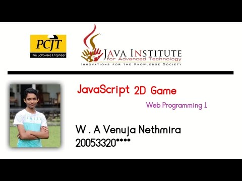 JavaScript 2D Game Development - Java Institute