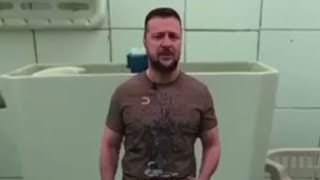 Zelensky Performs On The Toilet