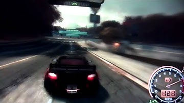 NFS Most Wanted - Bus station glitch