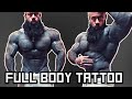 Bodybuilder Tattoos Full Body Black