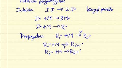 Addition Polymerization