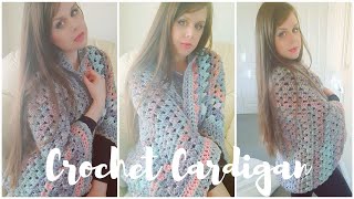 CROCHET COCOON CARDIGAN (EASY) | Crochet The Paige Cardigan Tutorial & Free Crochet Pattern