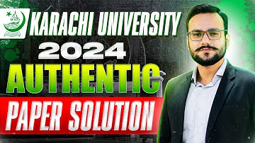 Karachi University 2024 Paper | Karachi University 2024 Paper | KU 2024 Morning | KU 2024