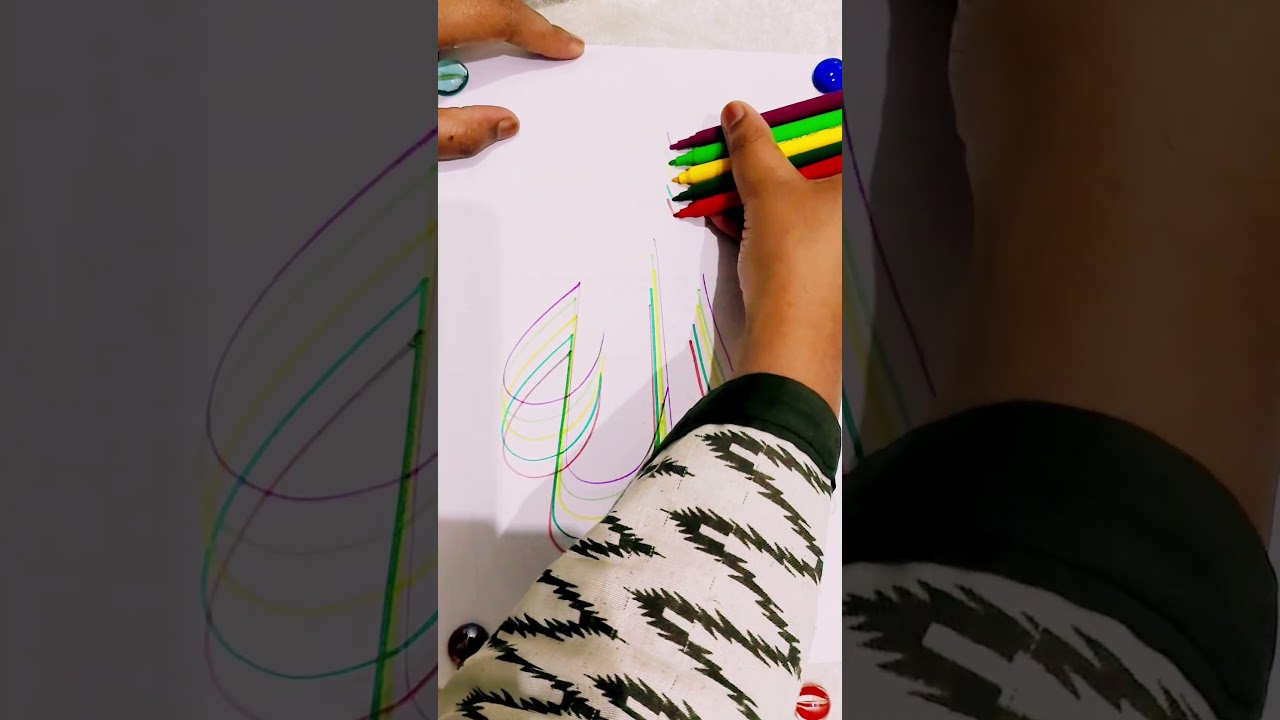 😍Beautiful Art | Creative Arabic Calligraphy..#allah #shorts #ytshorts