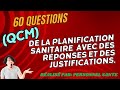 60 qcm de la planification sanitaire avec des justifications