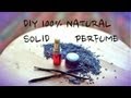 Natural Solid Perfume & Herbal Infused OiL, Lavender-Vanilla In Coconut Oil