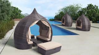 Majorca Daybed Brown & Beige - 703603