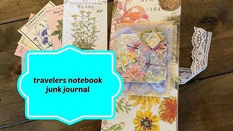 NEW! Travelers Notebook Junk Journal
