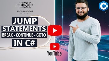 JUMP Statements In C# | Break | Continue | GoTo | Csharp | C# Break | C# Continue (Hindi/Urdu)