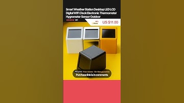 Hot Deals! Smart Weather Station Desktop LED LCD Digital WiFi 👉45% off