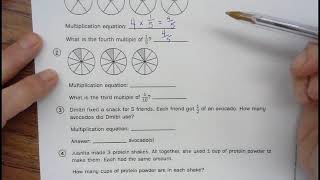 Home Link 7-3 Multiplying Unit Fractions
