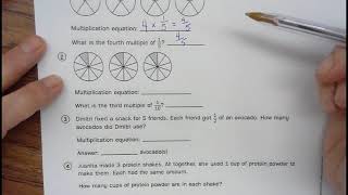 Home Link 7-3  Multiplying Unit Fractions