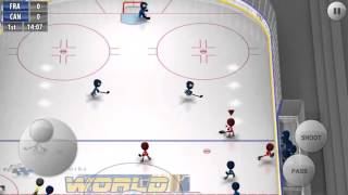 [Stickman Ice Hockey] Final for the world cup                       Canada vs France screenshot 5