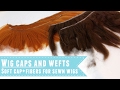 Sewn wig caps and wefts: Wefting alpaca and synthetic fibers for wig making