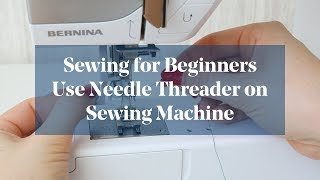 How to Change Your Sewing Machine Needle and Why. (What is a Needle Scarf)  