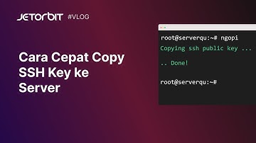 Cara Copy SSH Public Key ke Server
