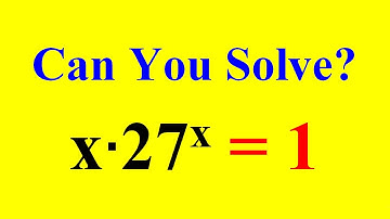 A Nice Math Olympiad Exponential Equation | How to solve for X in this problem?
