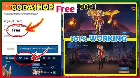 WOW!!  CODASHOP Free 2021/101% WORKING/  MOBILE LEGEND BANG BANG#