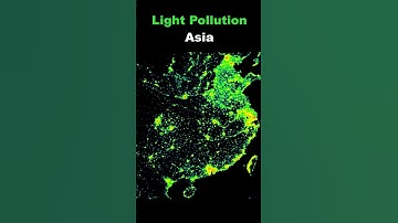 Light Pollution- Asia #asia #geography #map #japan #arabic #china #india #korea