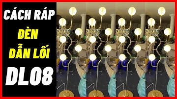 Hướng dẫn cách lắp ráp đèn dẫn lối sân khấu đám cưới DL08