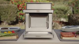 D Chef Premium Anti-Flare-Up Vertical Grill