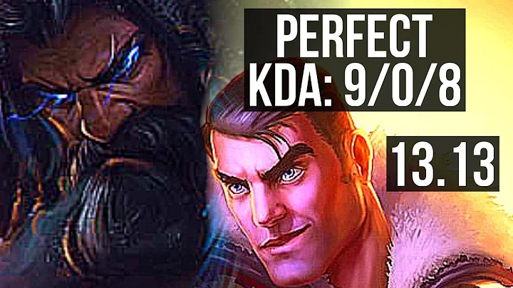 UDYR vs JAYCE (TOP) | 9/0/8, 800+ games, Legendary | KR Master | 13.13