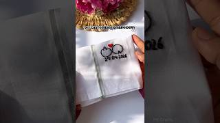 Uskay liye special gift😱||#handkerchief #embroidery #embroiderydesign #diy #embroideryforbeginners