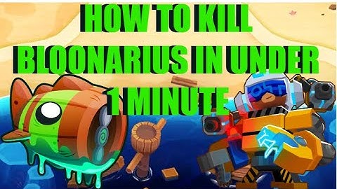 BTD6 (Ranked) - How To Kill Bloonarius In 60 Seconds - Strategy w/commentary - Off The Coast PART 1