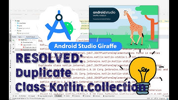 Resolved: Duplicate Class Kotlin in Android Studio Giraffe
